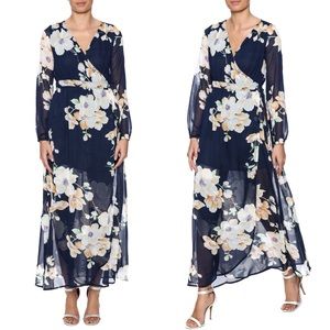 Floral Wrap Dress